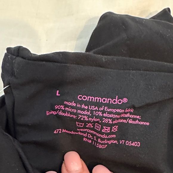 NWT Commando Jet Black Leggings - Picture 3 of 3